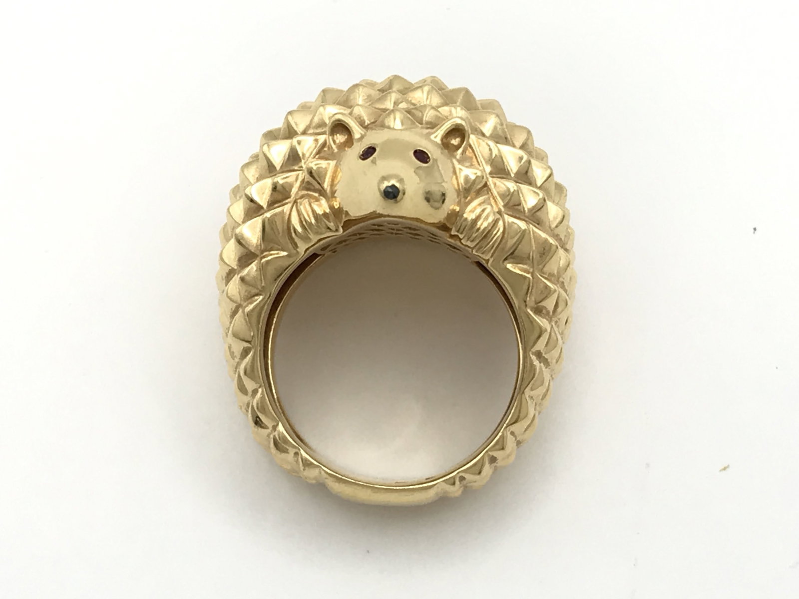 Boucheron Hedgehog Ellison Ruby 18K Pink Gold Ring - 2