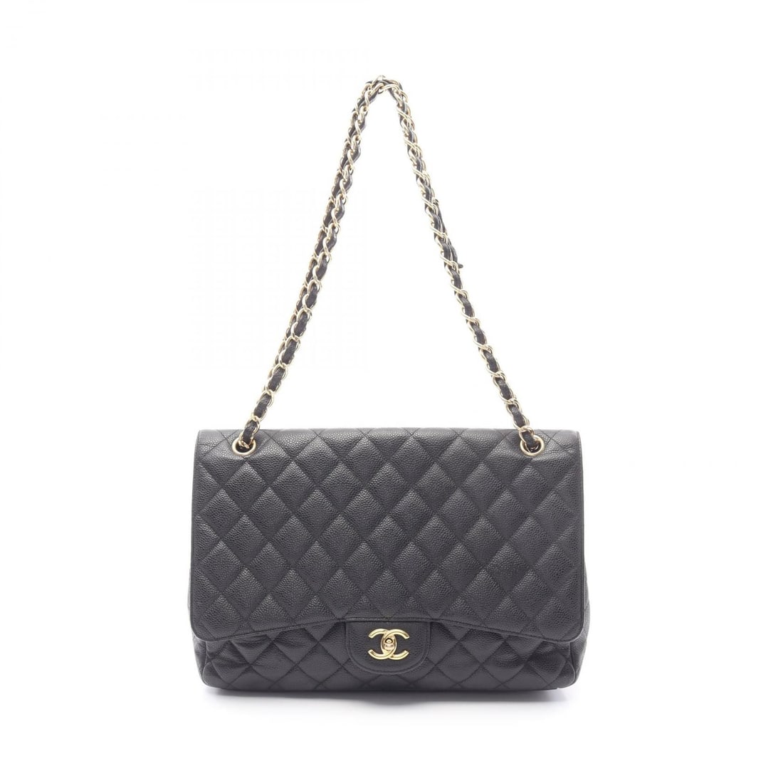 Chanel Black Big Matelasse Shoulder Bag (1 of 12)