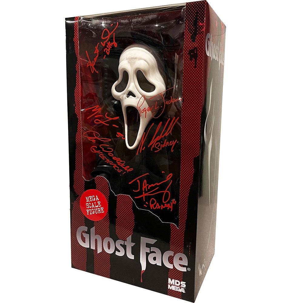 Scream Cast-Signed 15" Ghost Face Mega Scale Figure (1 of 1)