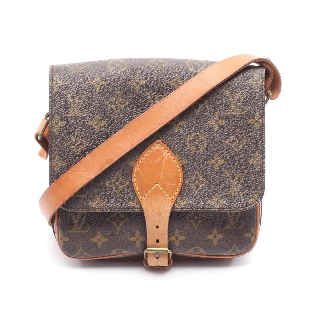Louis Vuitton Cartouchiere MM Monogram Bag: Title/Medium: Louis Vuitton Cartouchiere MM Monogram Bag Origin/Year: France, Date Code: 852 Dimensions: W: 21cm (8.3 inches) H: 18cm (7.1 inches) D: 7cm (2.8 inches) Shoulder strap: 80cm - 125cm