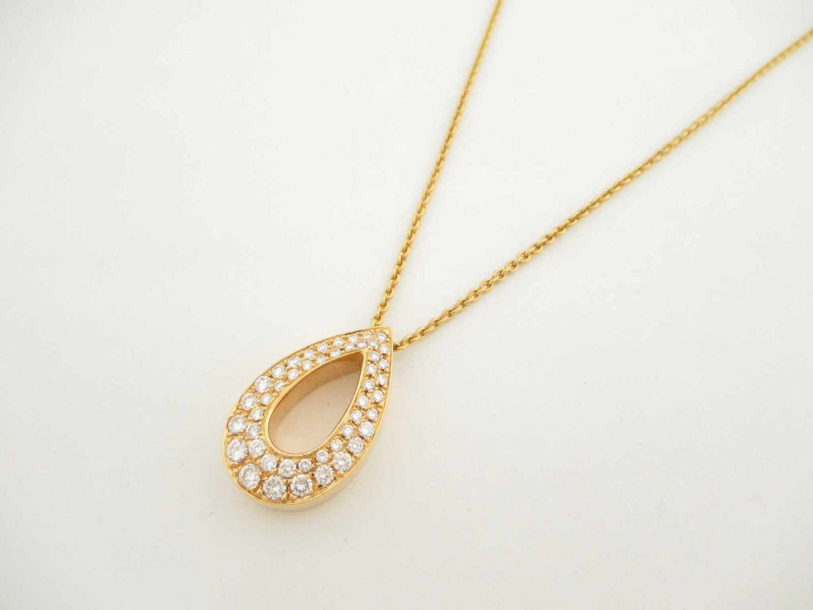 Piaget Millennium Diamond 18K Yellow Gold Pendant Necklace (1 of 4)