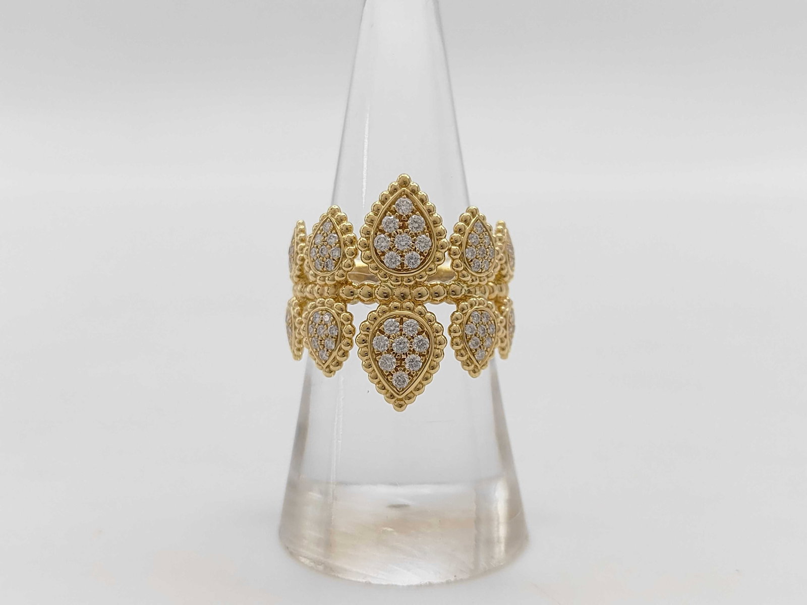 Boucheron Serpent Boheme 5 Motif Double Diamond 18K Yellow Gold Ring (1 of 5)