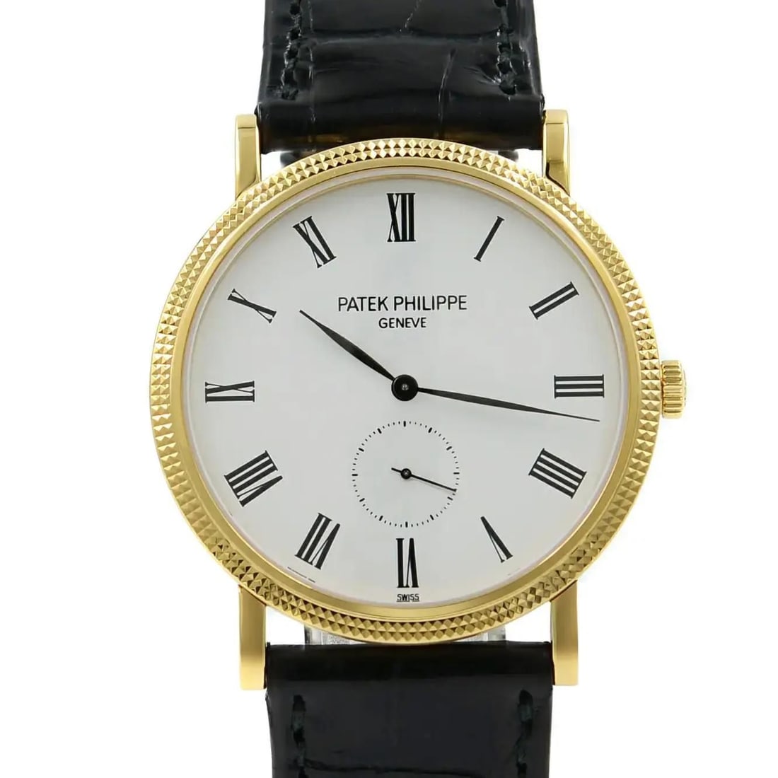 Patek Philippe Calatrava 36mm Gold Watch: Title/Medium: Patek Philippe Calatrava 36mm Gold Watch Origin/Year: Switzerland, 2010-2019 Dimensions: Case Size: 36 mm, Case Thickness: 7 mm Condition: Pre-owned. Good condition with signs of wear on