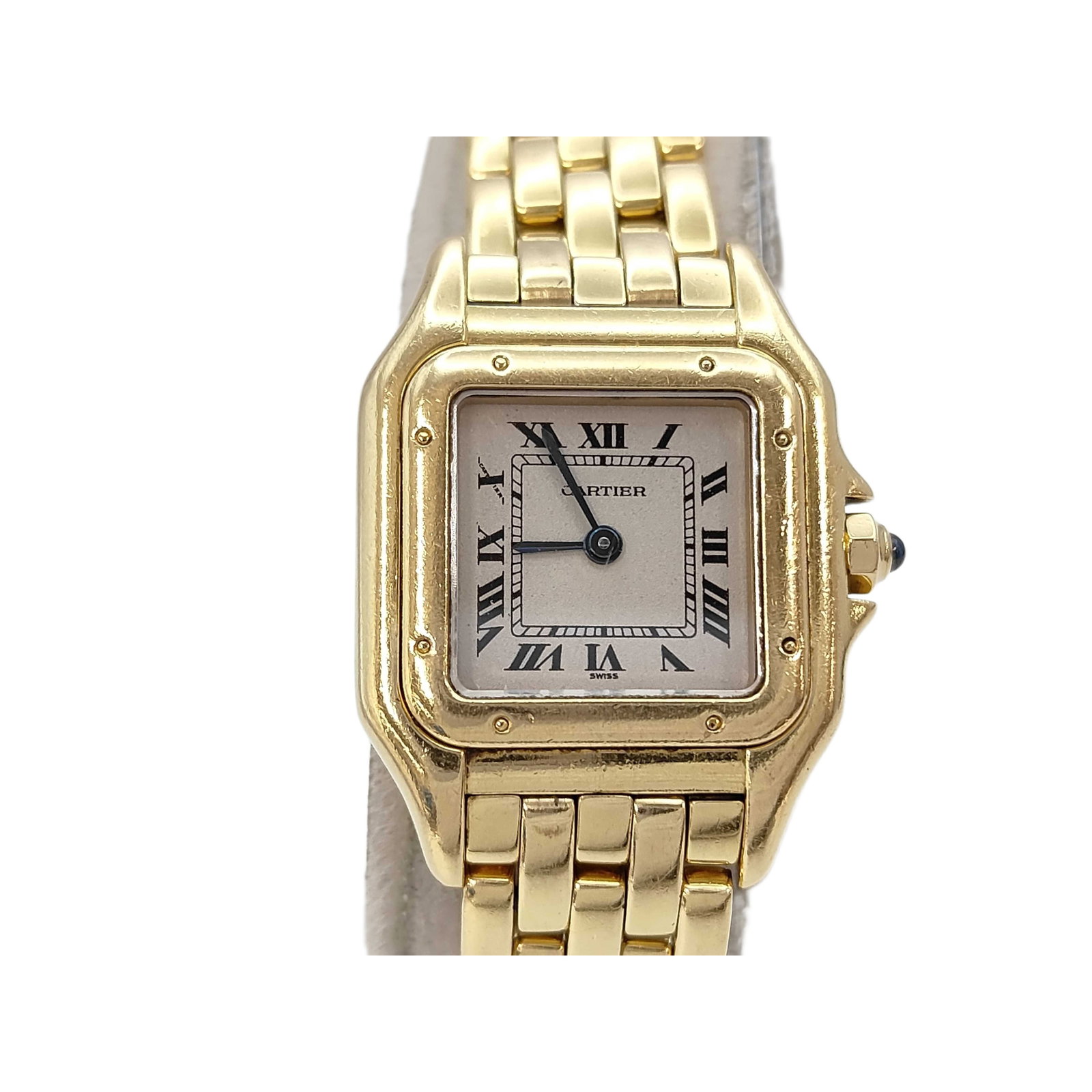 Cartier Panthere Women's 18k Gold Quartz Watch, Rectangular Face, Roman Numerals (1 of 7)