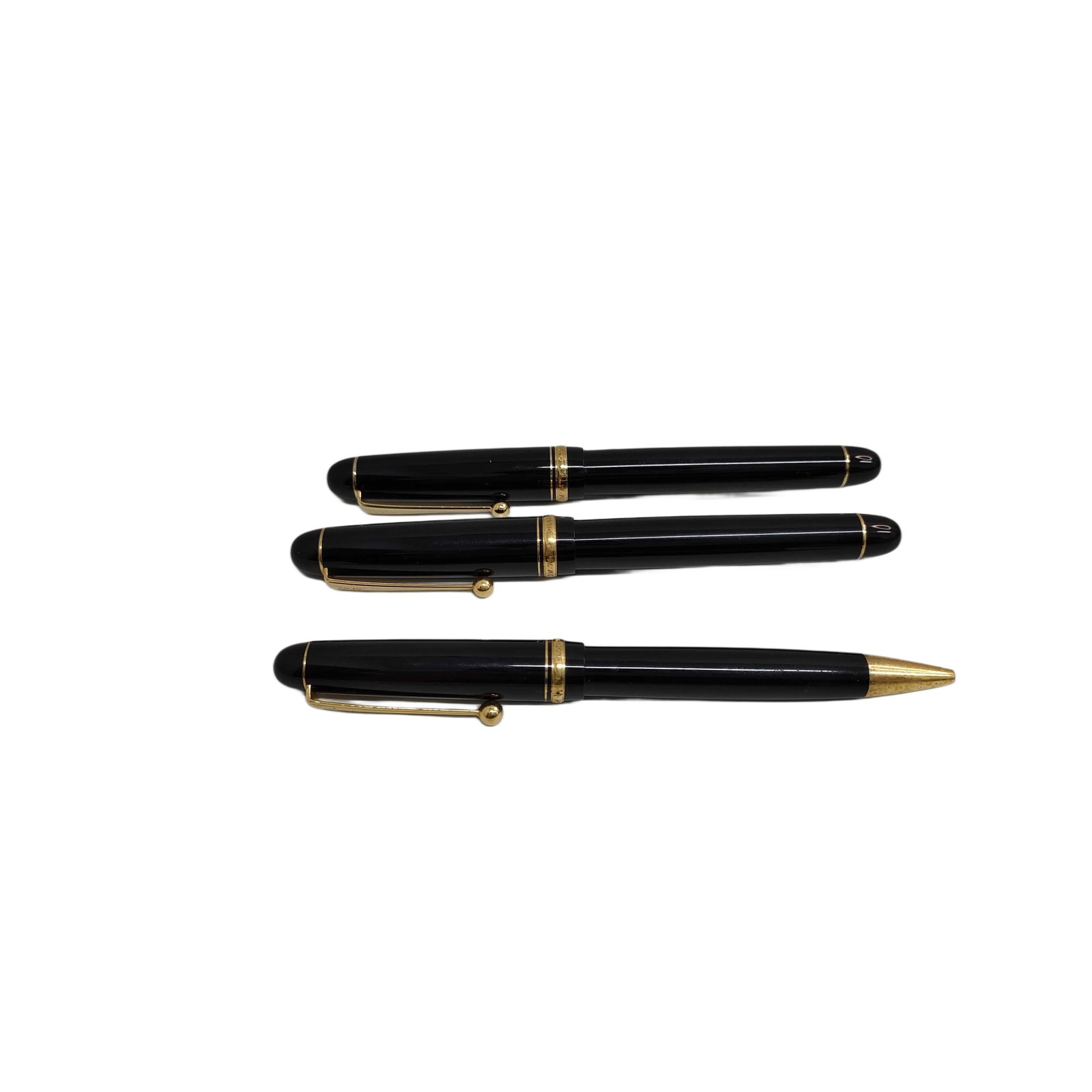 Pilot 14K Gold Nib Black Fountain Pen and Ballpoint Set, 3 Pieces (1 of 7)