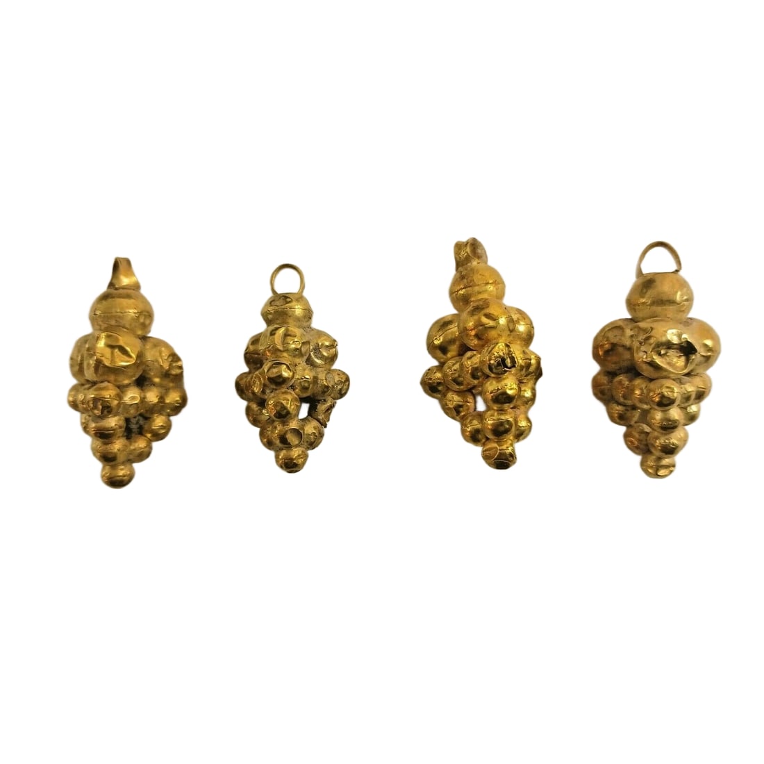 Ancient Gold Pendants - Greek/Phoenician, i mil BC: Title: Ancient Gold Pendants Medium: Gold Origin/Year: Greek Phoenician or Achaemenid, 1st millennium BC Dimensions: Not specified Condition: Excellent Provenance: Private collection Additional Info: