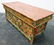 Antique polychrome wooden Tibetan monk meditation - 4