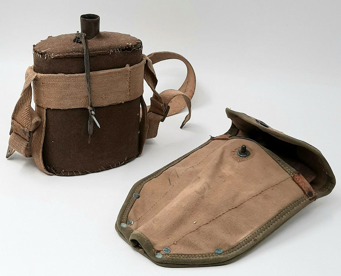 Israeli War of Independence Shovel and Canteen, First (1 of 9)