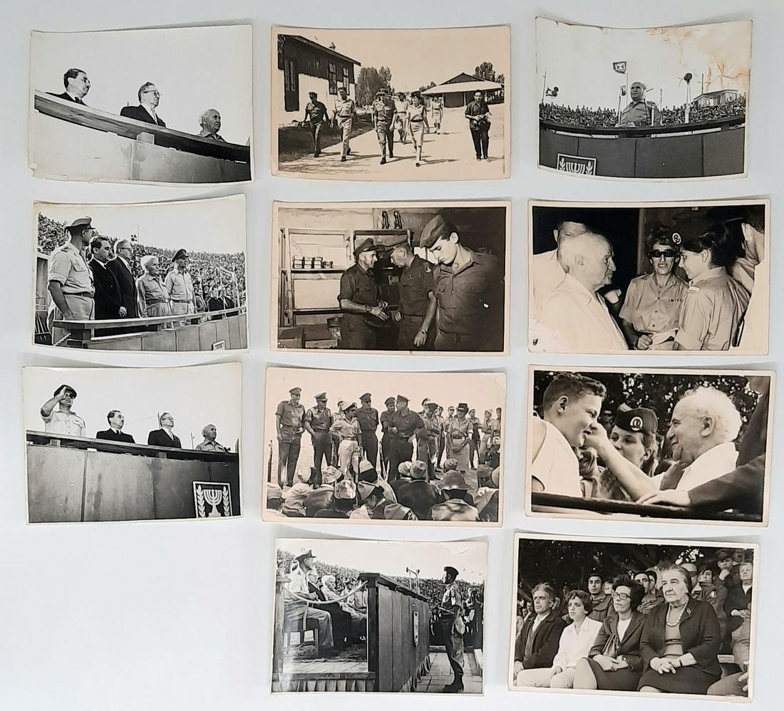 11 Original VIP Photos - Ben Gurion, Yitzhak Rabin, (1 of 5)