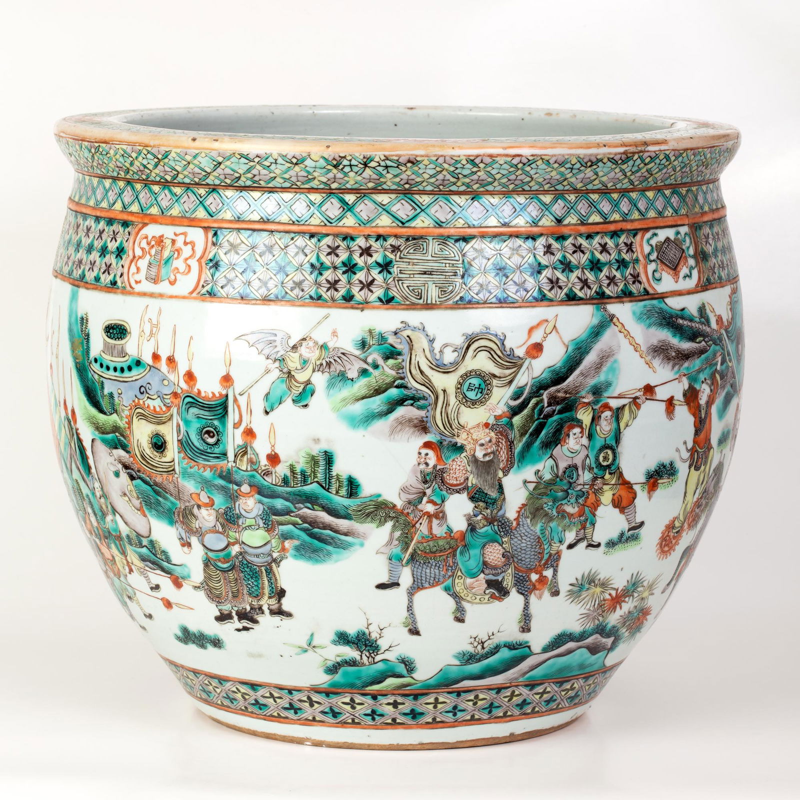 Old Chinese Planter, Large Sized (1 of 4)