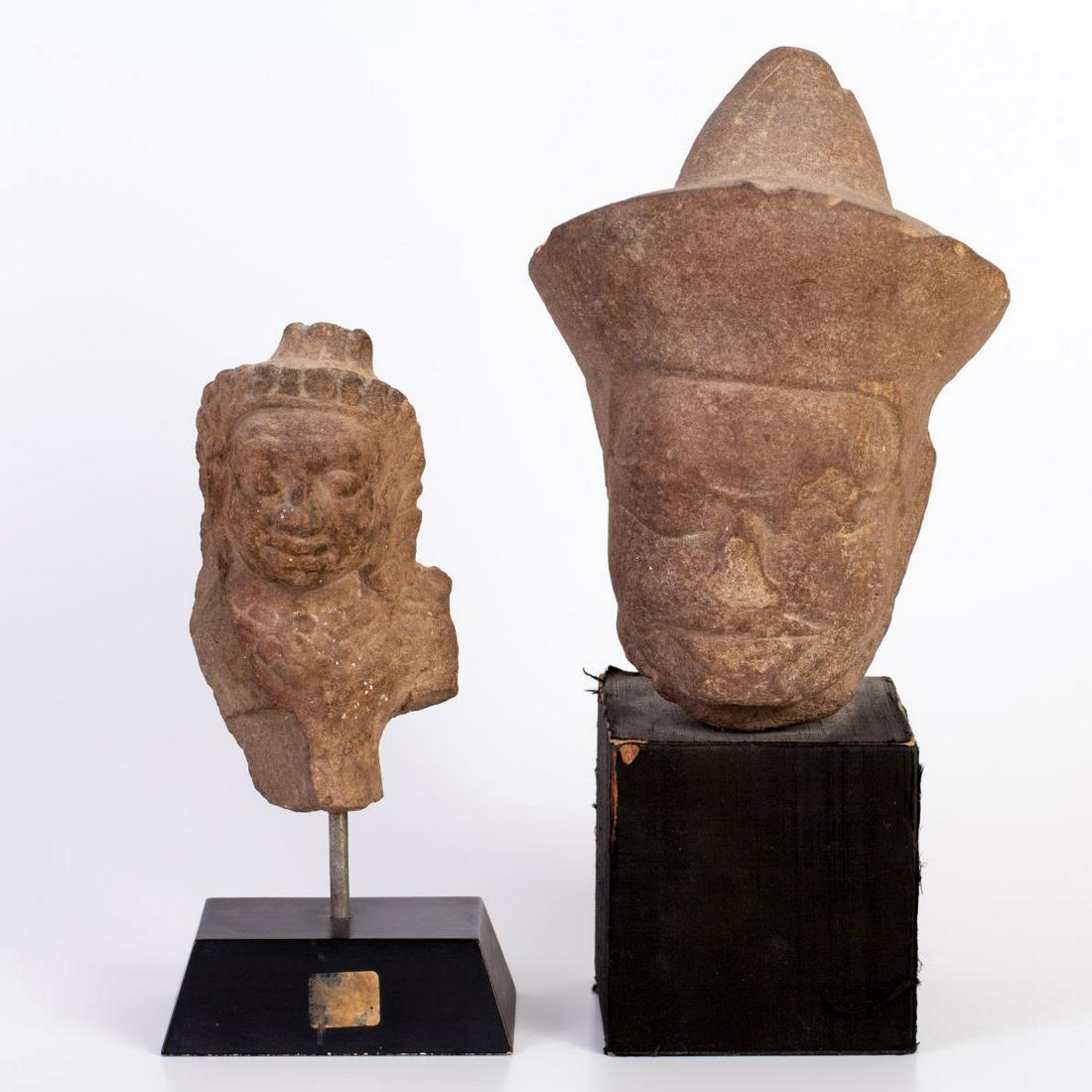 Two Burmese Buddha statues 12th/13th century (1 of 3)