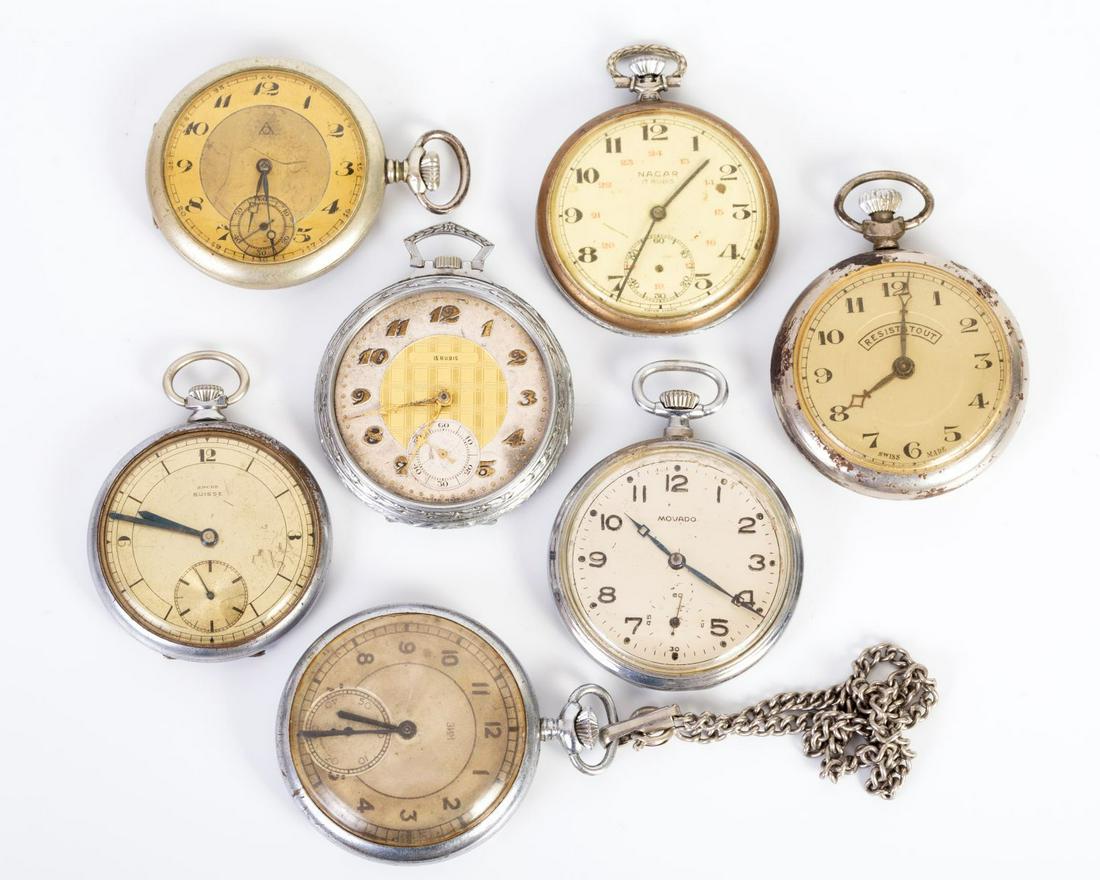 Assortment of 7 Pocket Watches (1 of 2)