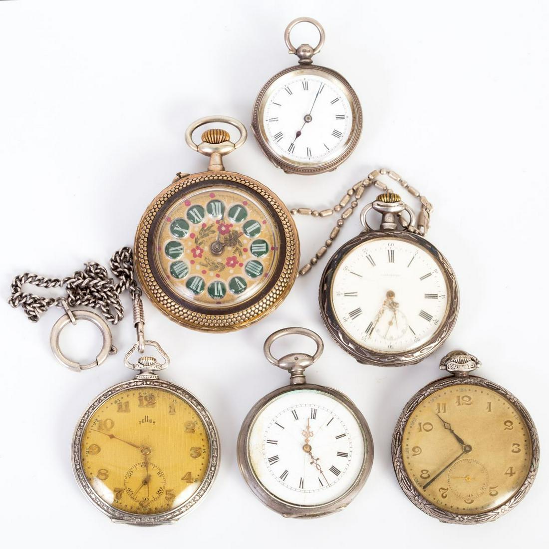 Assortment of 6 Pocket Watches (1 of 2)