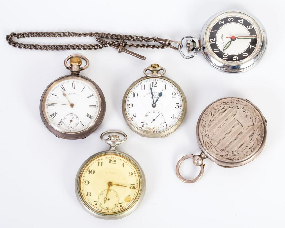Assortment of 5 Pocket Watches (1 of 2)