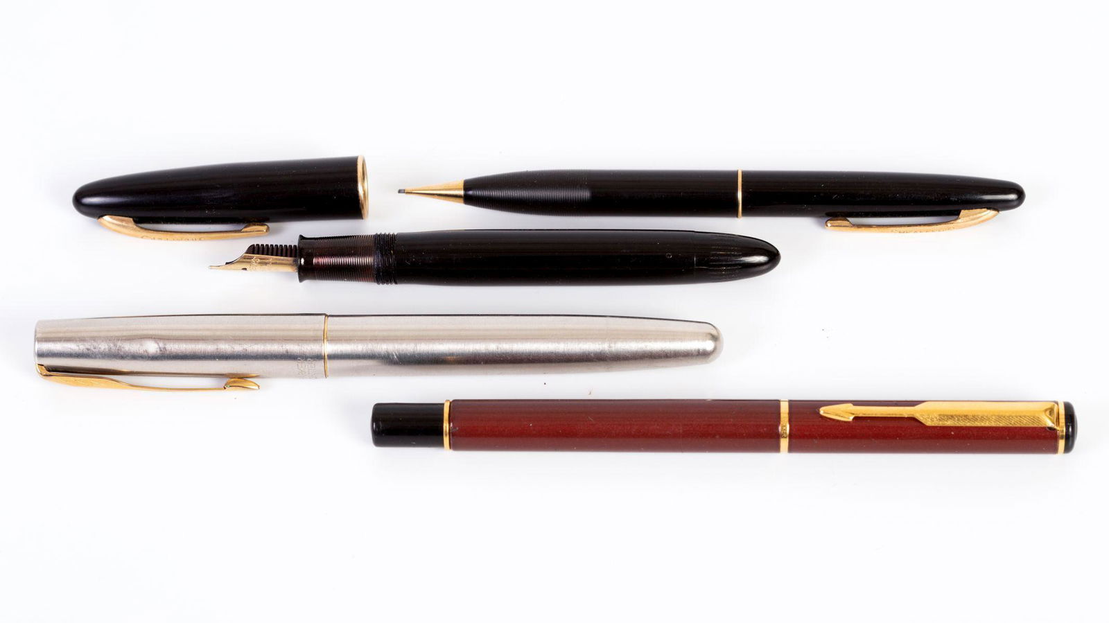 Assortment of 4 Luxury Pens, Different Makers (1 of 1)
