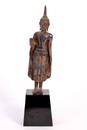 A rare silver Thai Buddha statue, 17th century
