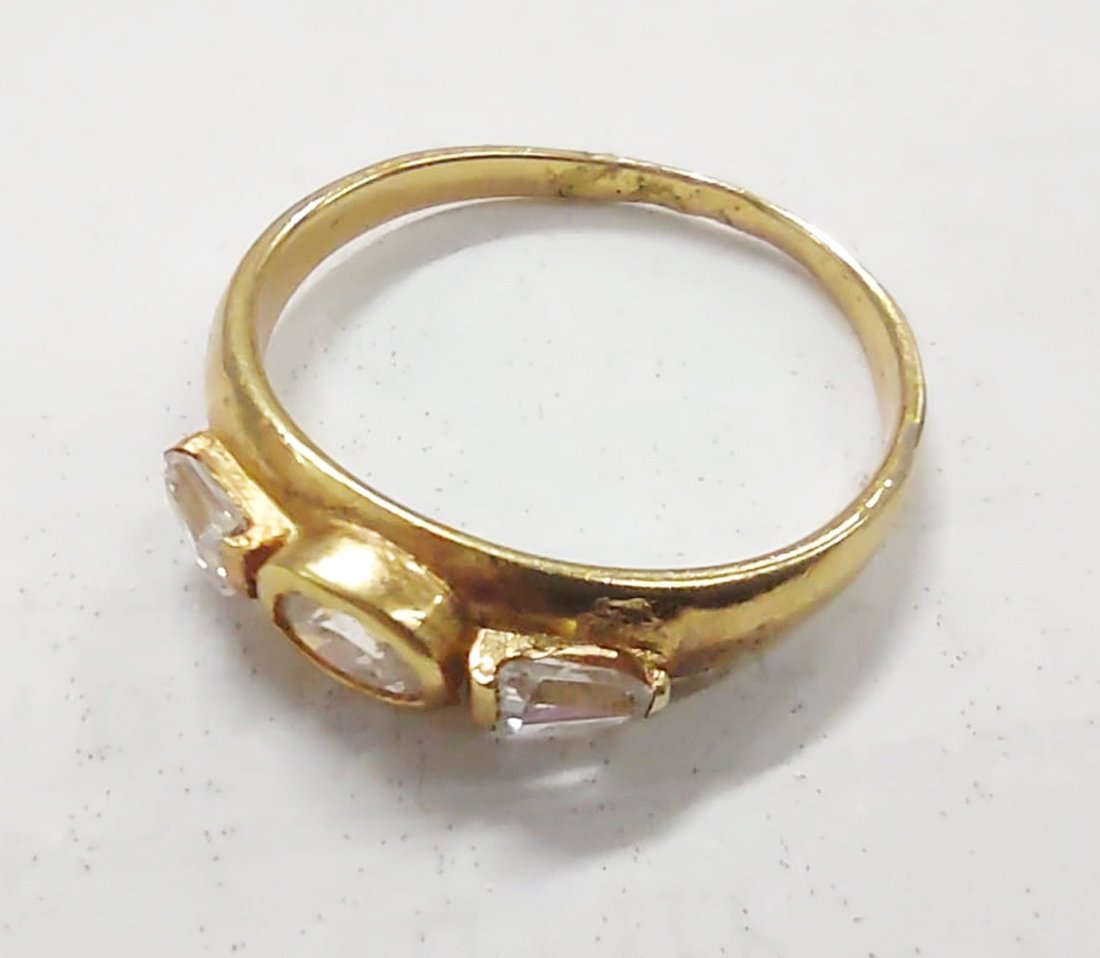 14K Gold Ring Set w/ Zircons (1 of 4)