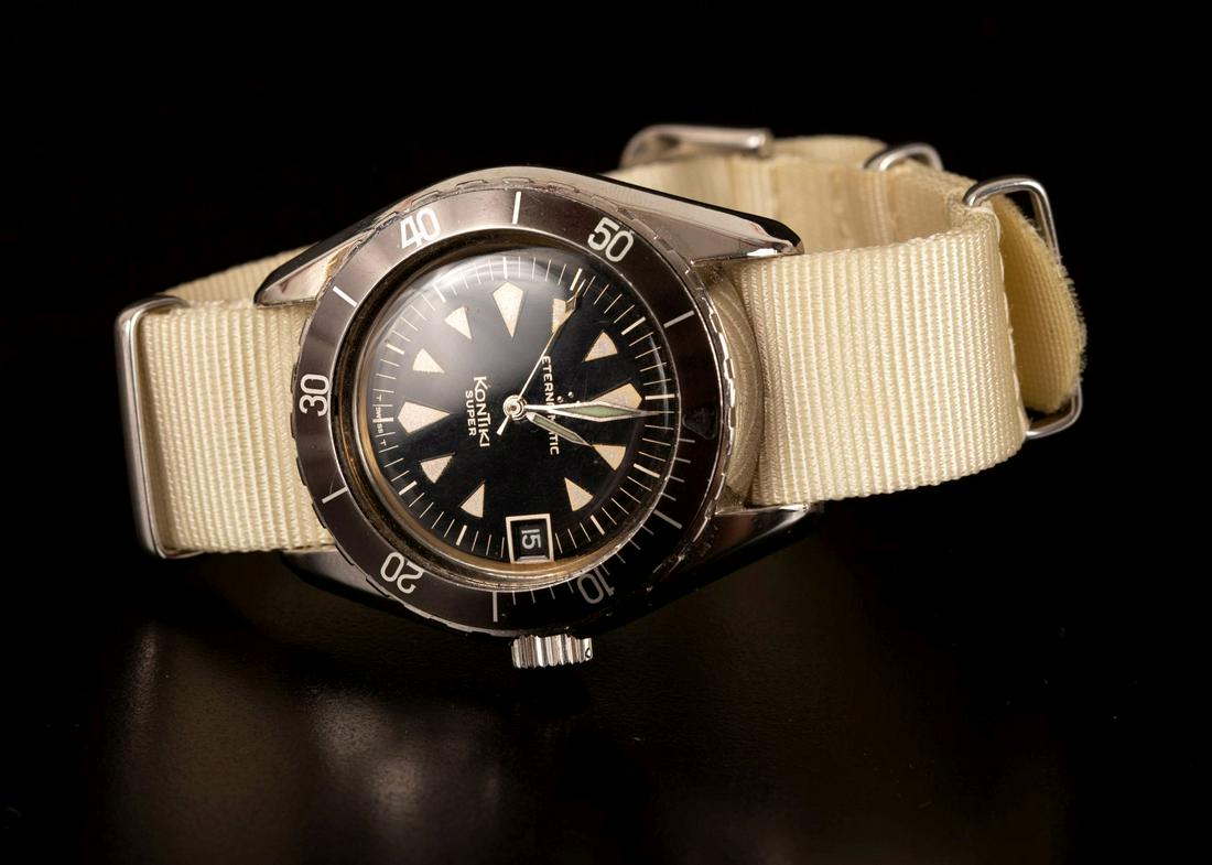 A Stainless Steel Eternamatic Watch, Kontiki 1960 (1 of 3)