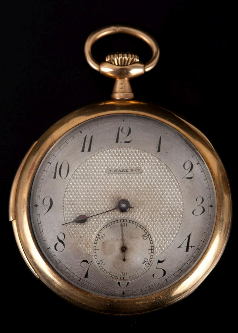 Antique 14K Gold Pocket Watch by A Marx & Co. (1 of 5)