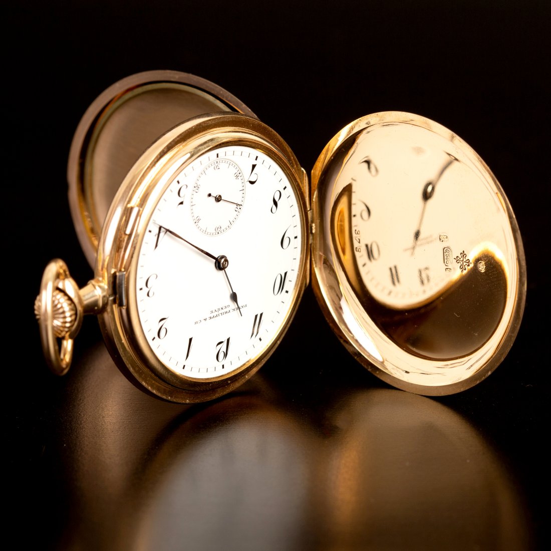 14K Gold Patek Philippe Hunter Case Pocketwatch (1 of 7)