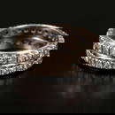 An 18K White Gold and Diamond Eternity Band Ring