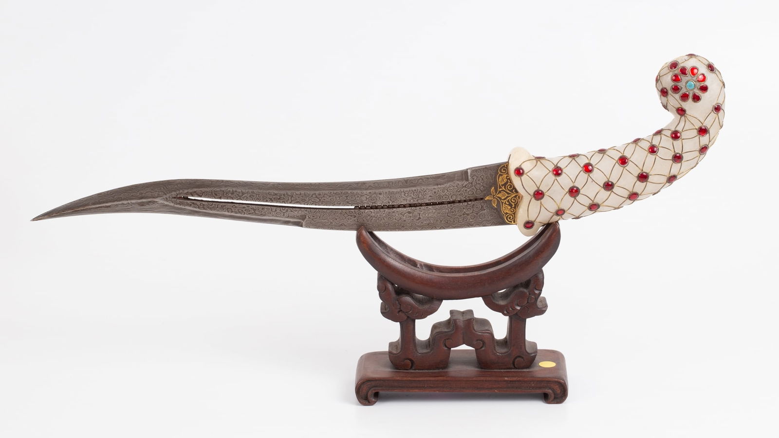 Mughal-style Gem-Inlaid Dagger. (1 of 3)