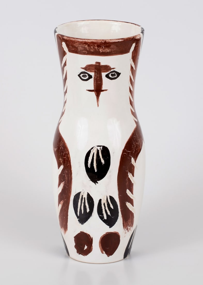 Pablo Picasso "Owl", painted pottery jug - (1881-1973) (1 of 4)