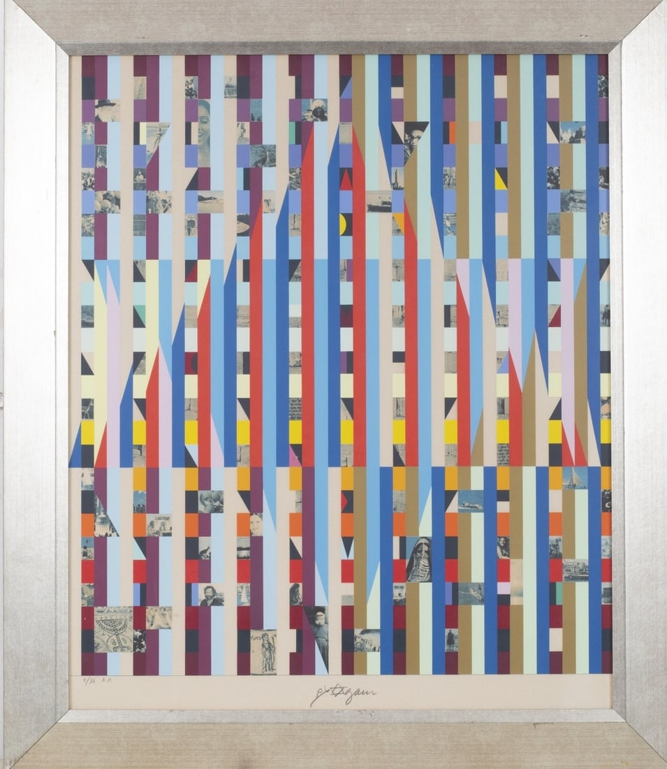 Yaakov Agam (b. 1928) large print. Signed from the artist copies (1 of 3)