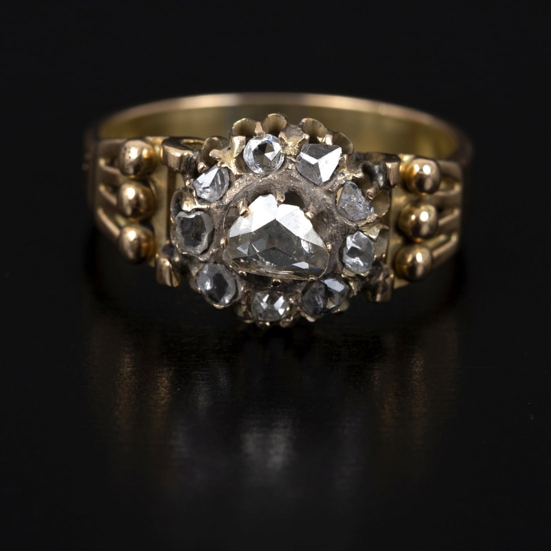 An Antique 18K Gold and Diamond Ring (1 of 4)