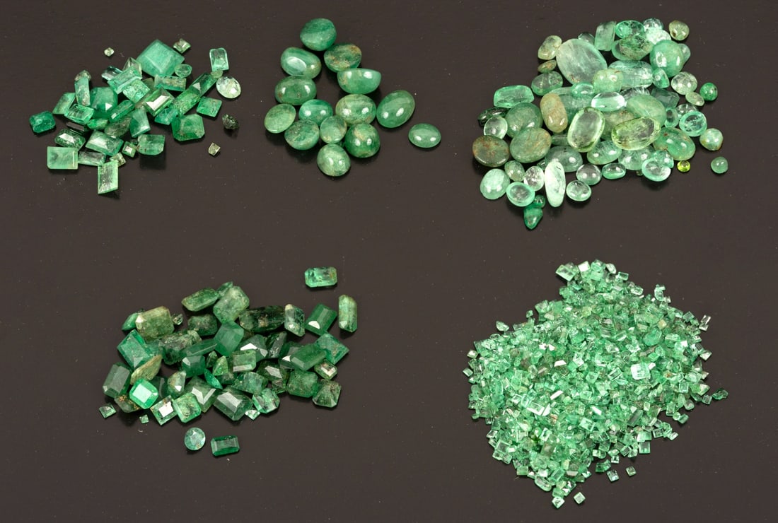 A Group of Loose Emerald Parcels, 201 Carats (1 of 2)