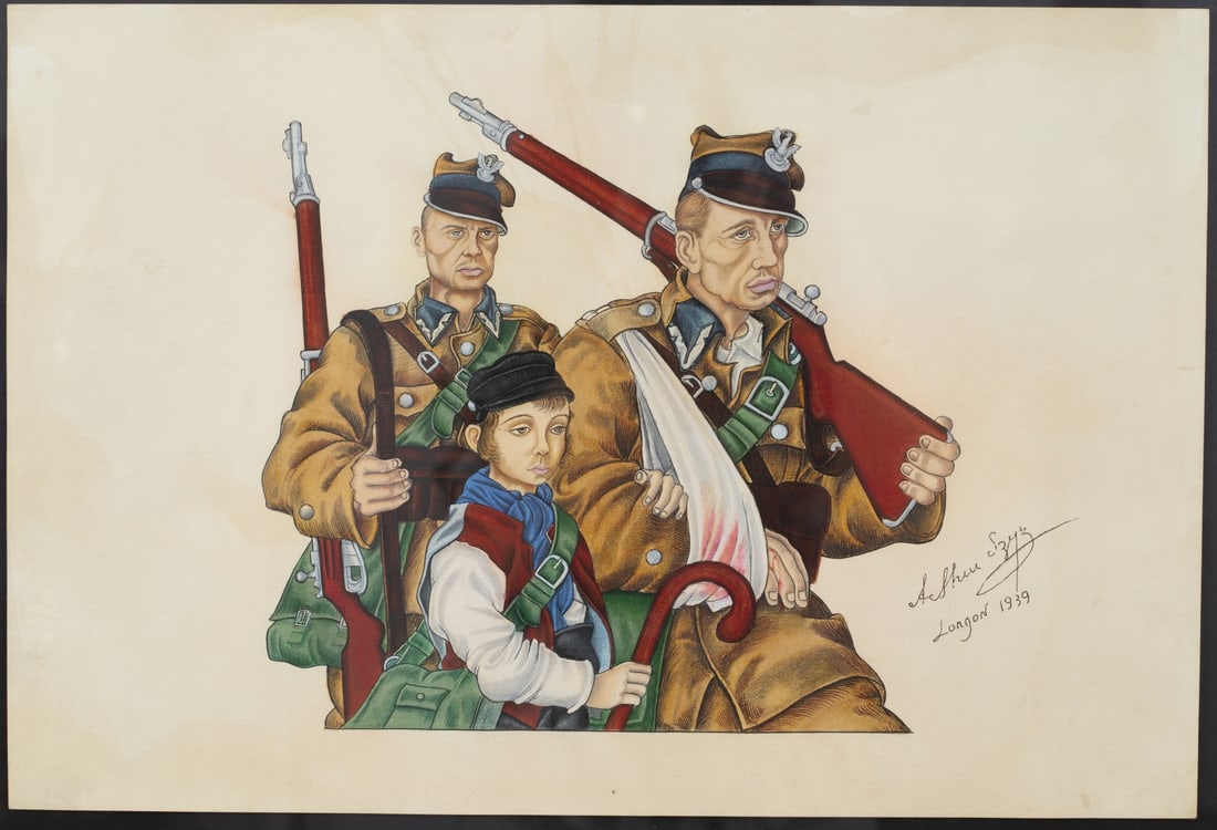 Jewish Soldiers, After Arthur Szyk (1894-1951) (1 of 2)