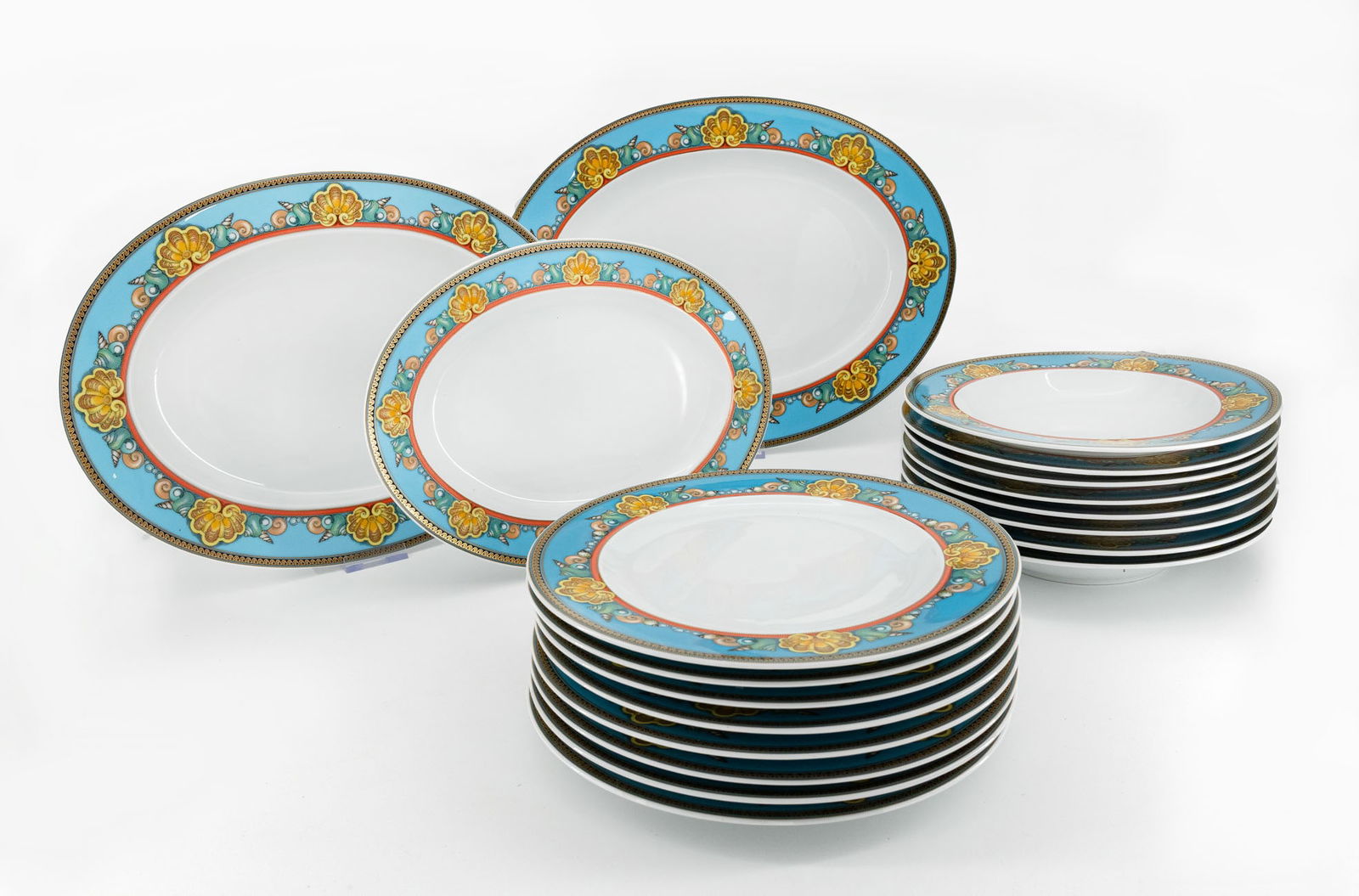A Partial Rosenthal for Versace Les Tr?©sors de la Mer Design Service of 14 Pieces (1 of 4)