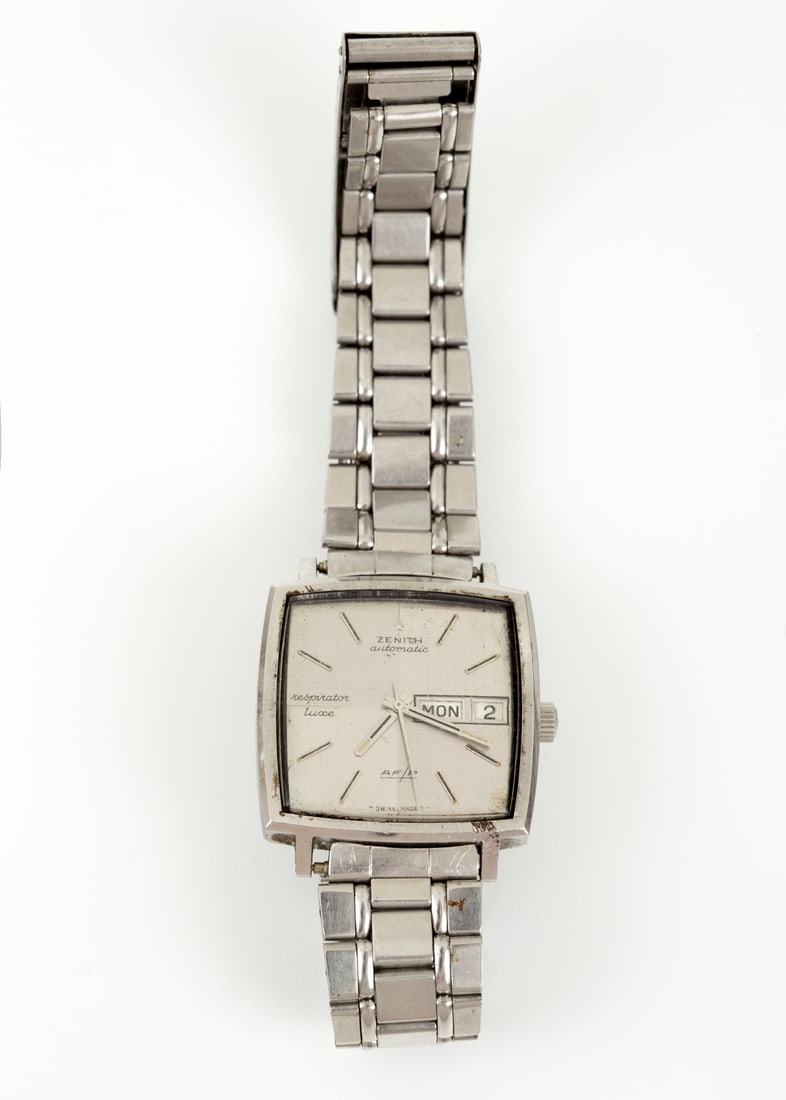 A Zenith Respirator Stainless Steel Men's Wristwatch, 1960s (1 of 6)