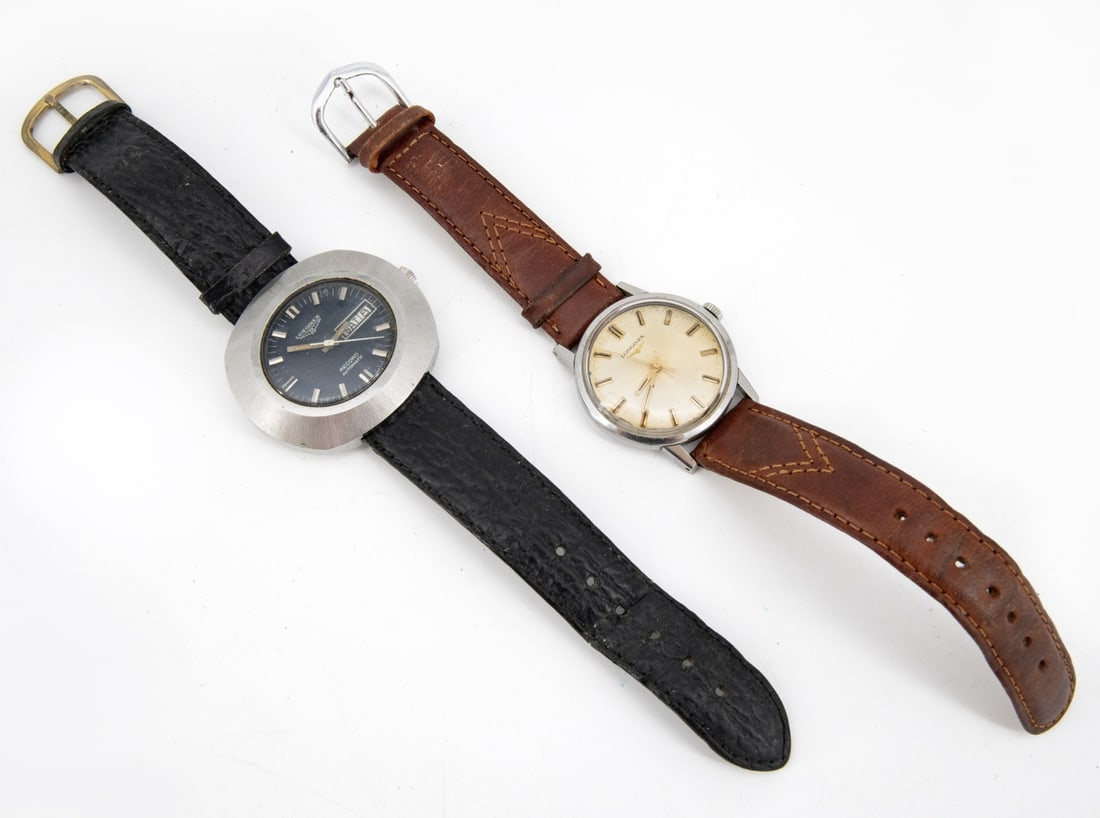 A Lot of Two Vintage Wristwatches by Longines (1 of 1)