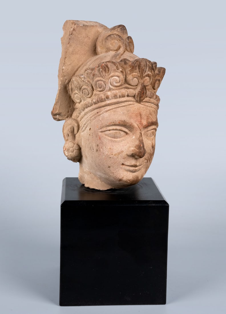 A Figural Terracotta Head, India/Pakistan, 17th?18th Century (1 of 4)