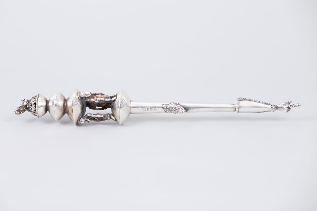 A Silver Torah Pointer, Eastern Europe, 20th Century (1 of 3)
