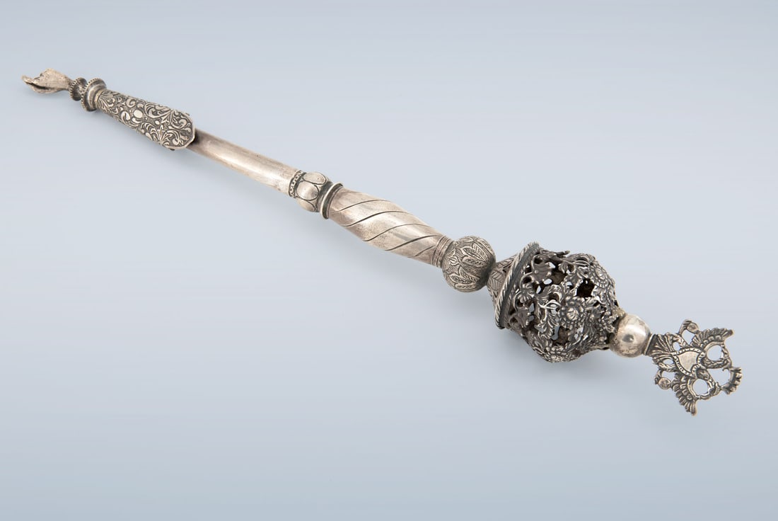 A Large Silver Torah Pointer, Probably Austria-Hungary, Late 19th?Early 20th Century (1 of 4)
