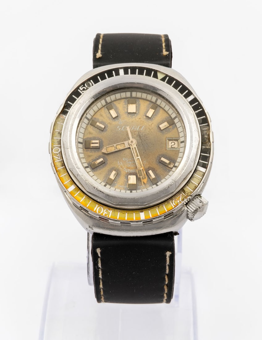 A Squale 2001 Saphir 1000m Diver?s Wristwatch (1 of 5)