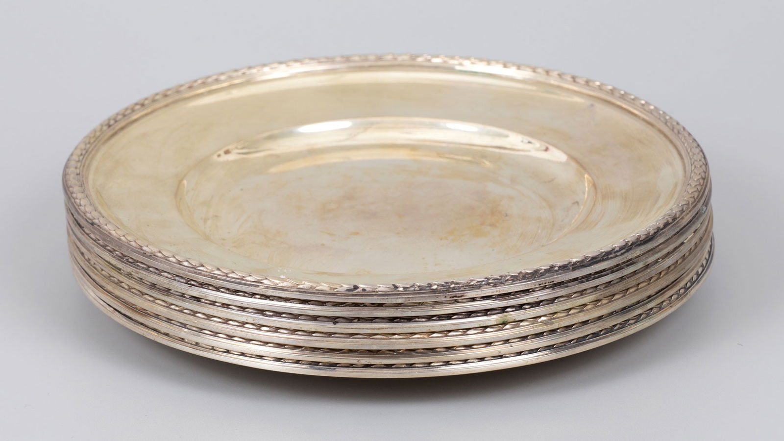 A Set of Six Silver Plates, Austria, Second Decade of the 20th Century (1 of 4)