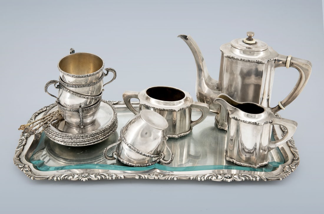 A Fine Six-Piece Silver Tea Set, Austro-Hungary, 1888?1922 (1 of 5)