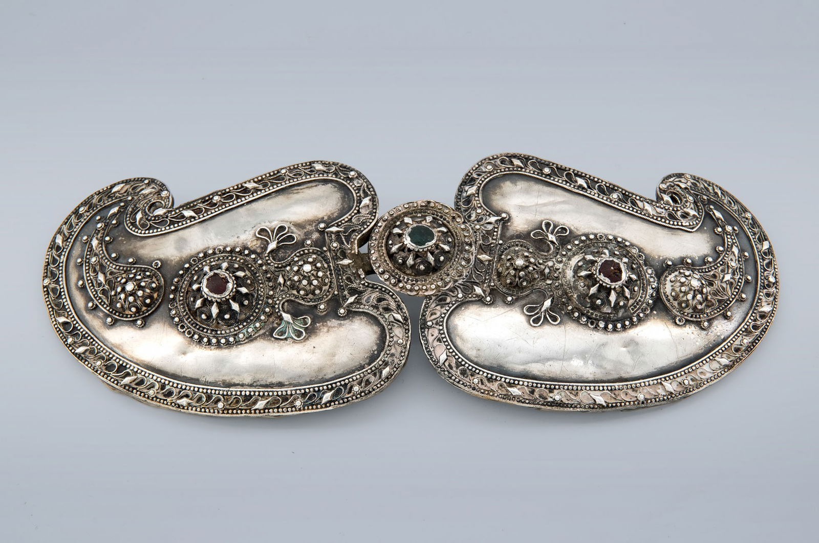 An Ottoman Silver Belt Buckle, Bulgaria, 19th Century (1 of 3)