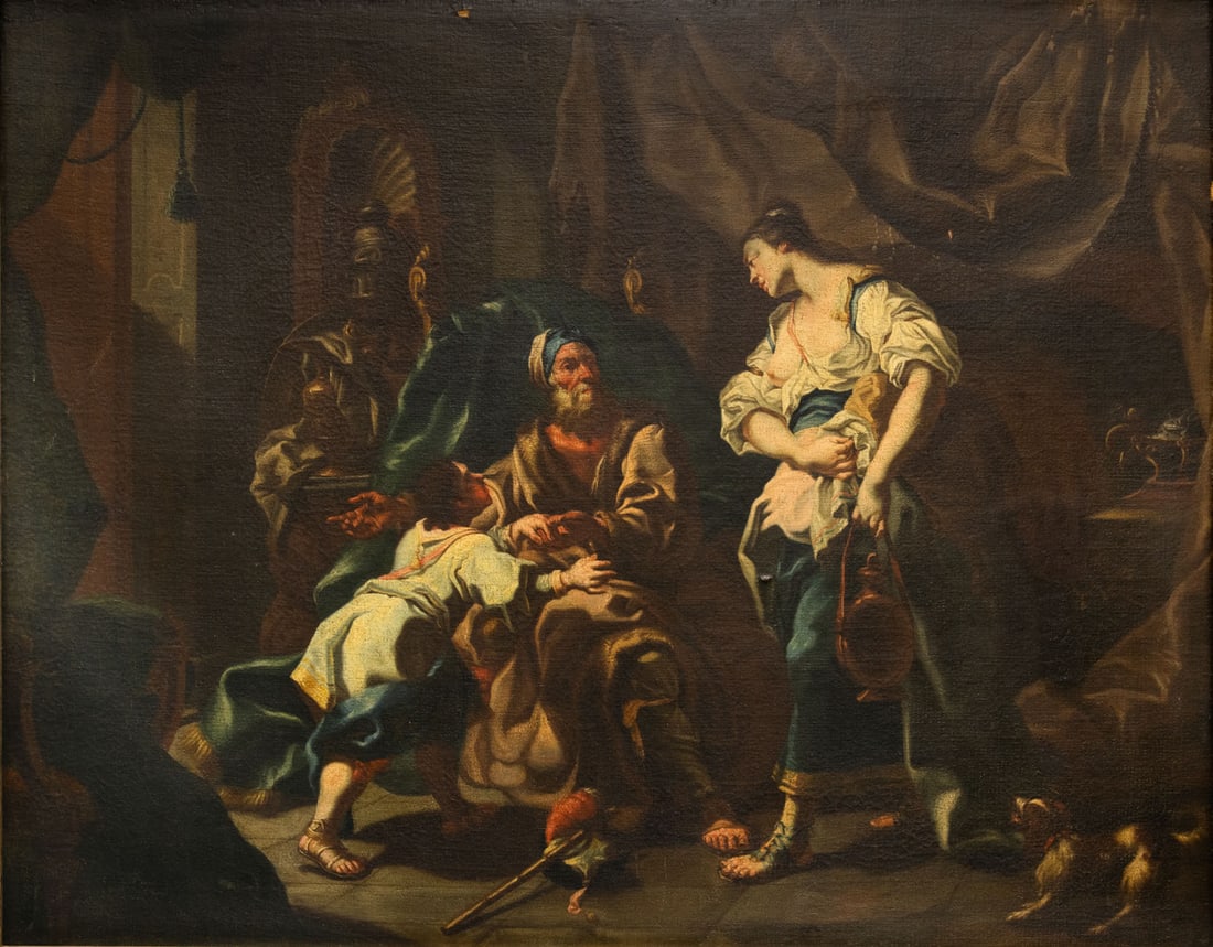 Giambettino Cignaroli (1706-1770), Banishment of Hagar and Ishmael (1 of 2)