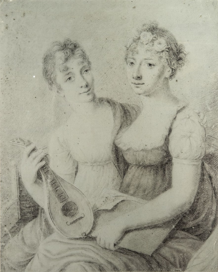 Attrib. to Anton Graff (1736-1812), Two Sisters (1 of 2)