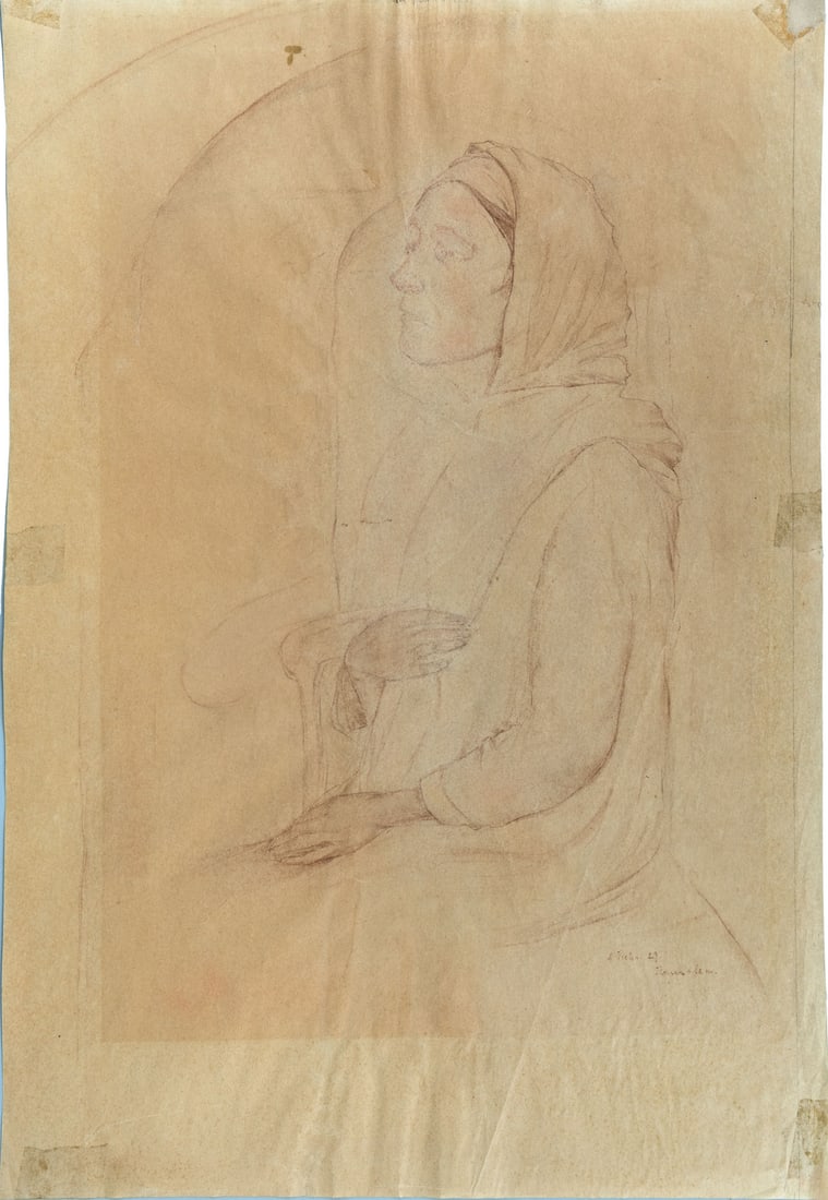 Anna Ticho (1894-1980), Self Portrait (1 of 2)