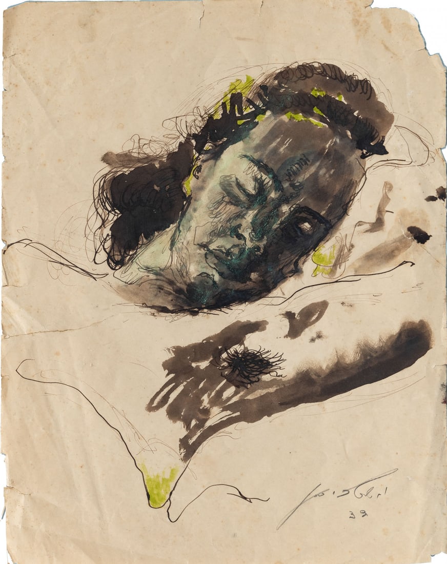 Yechezkel Streichman, Sleeping Zila (1 of 2)