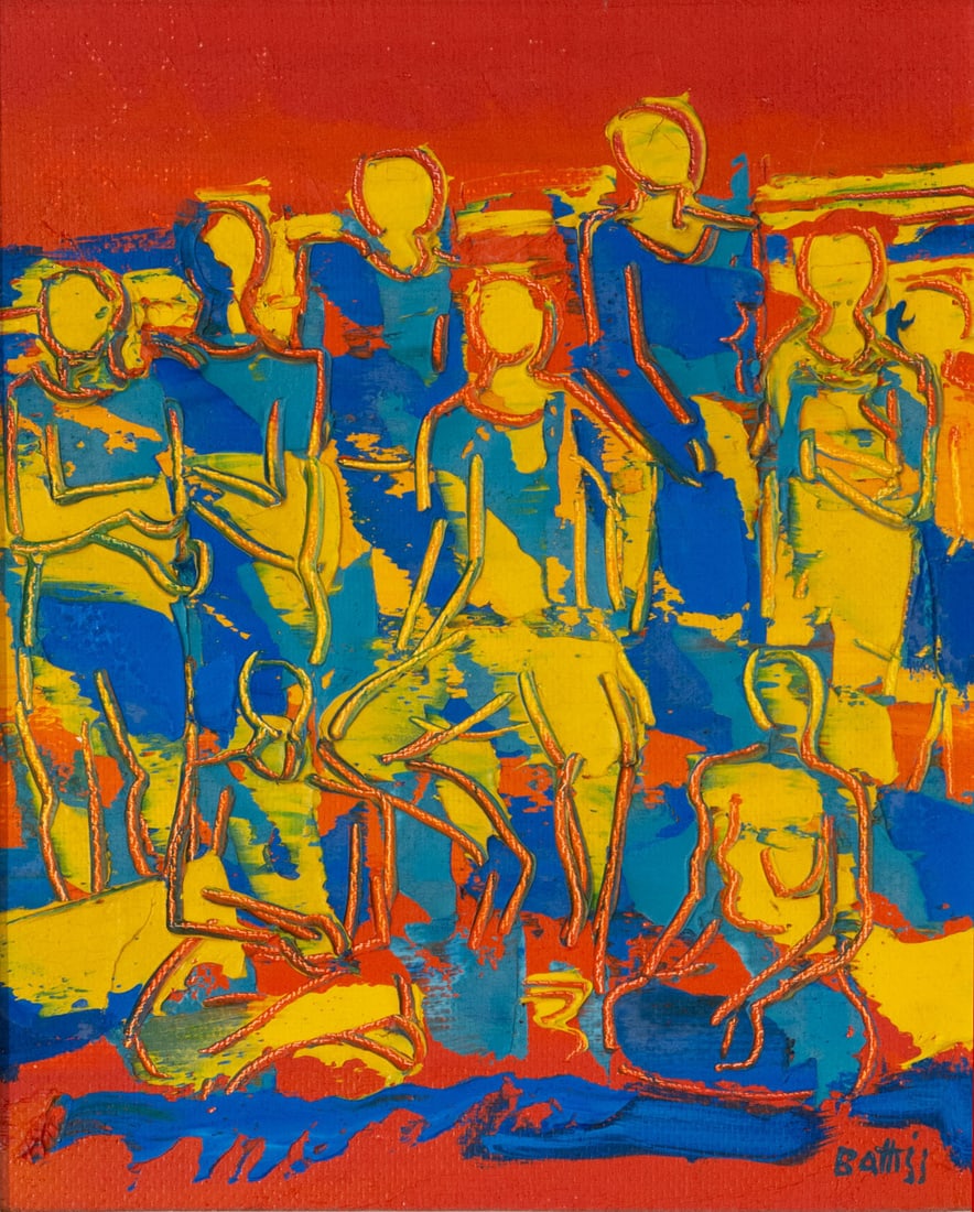 Walter Whall Battiss (South African 1906-1982), Double Sided Painting (1 of 2)