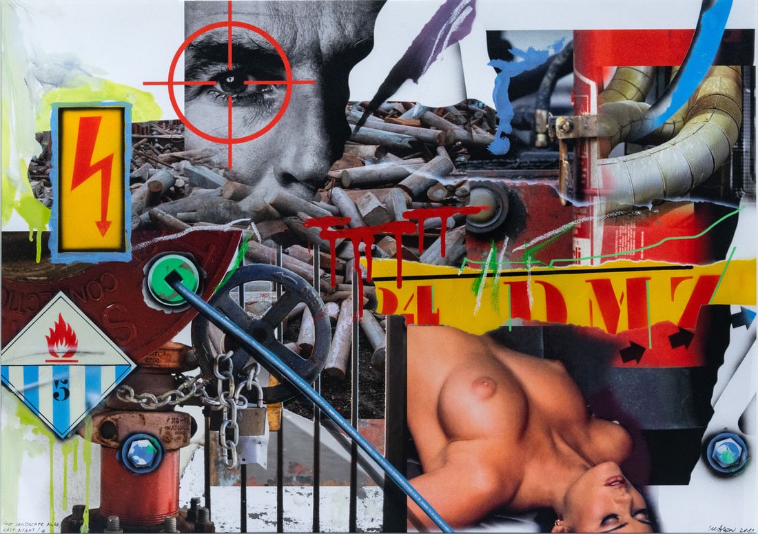 Peter Klasen (b. 1935), Lost Landscape 68 - Last Night G (1 of 3)