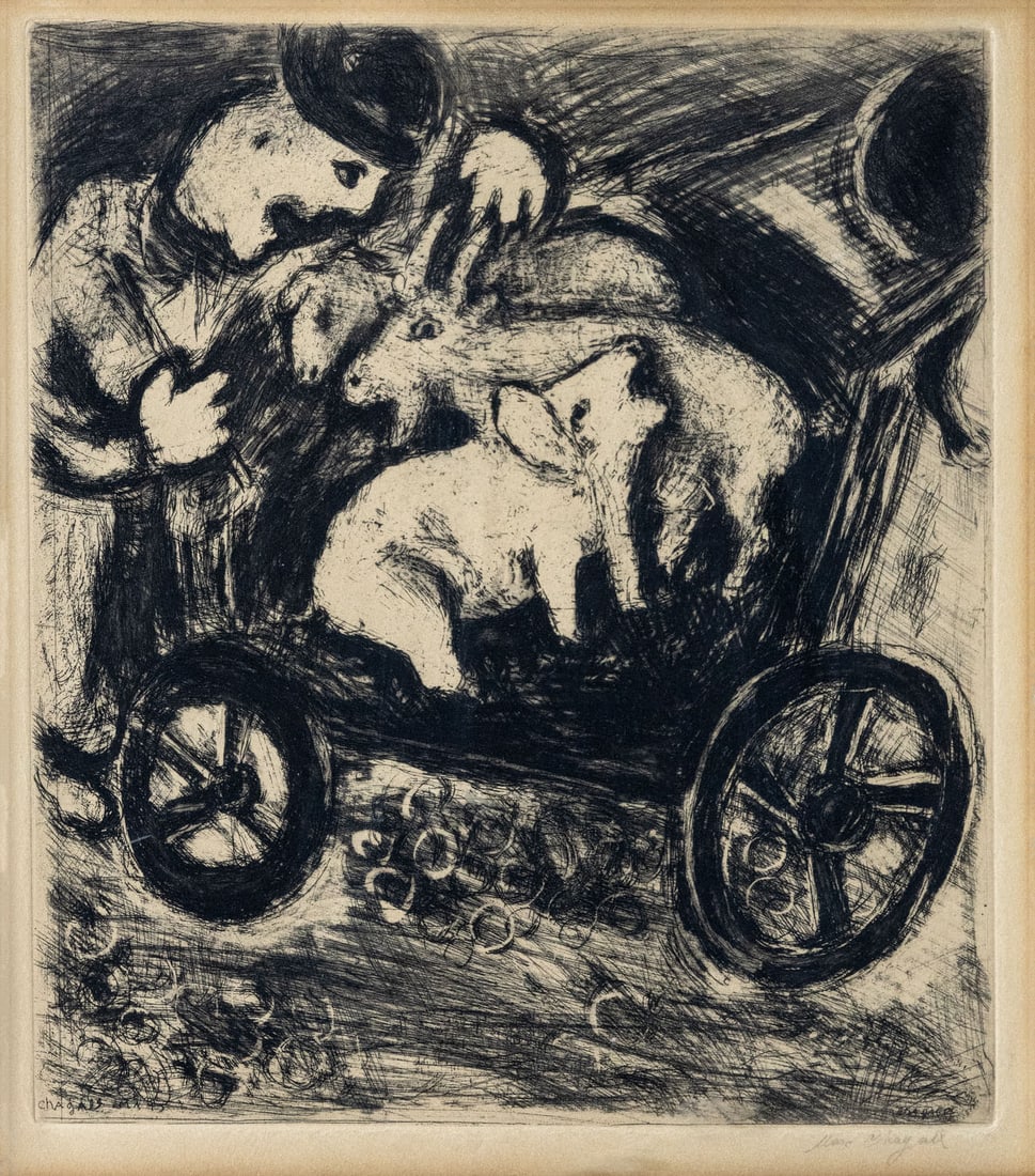 Marc Chagall (1887-1985), The Shepherd and his Flock (1 of 2)