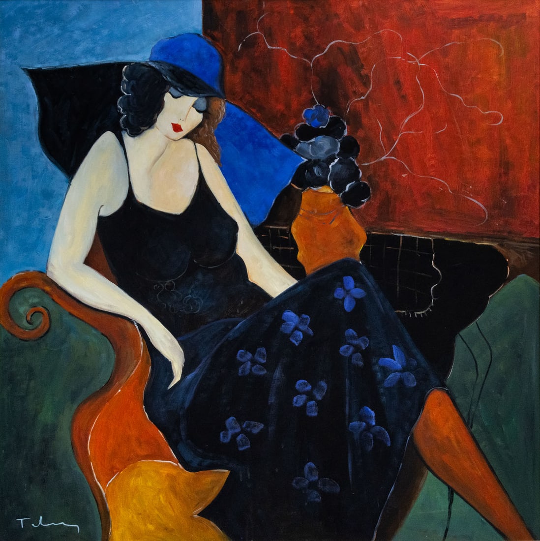 Itzchak Tarkay (1935-2012), Nelly (1 of 2)