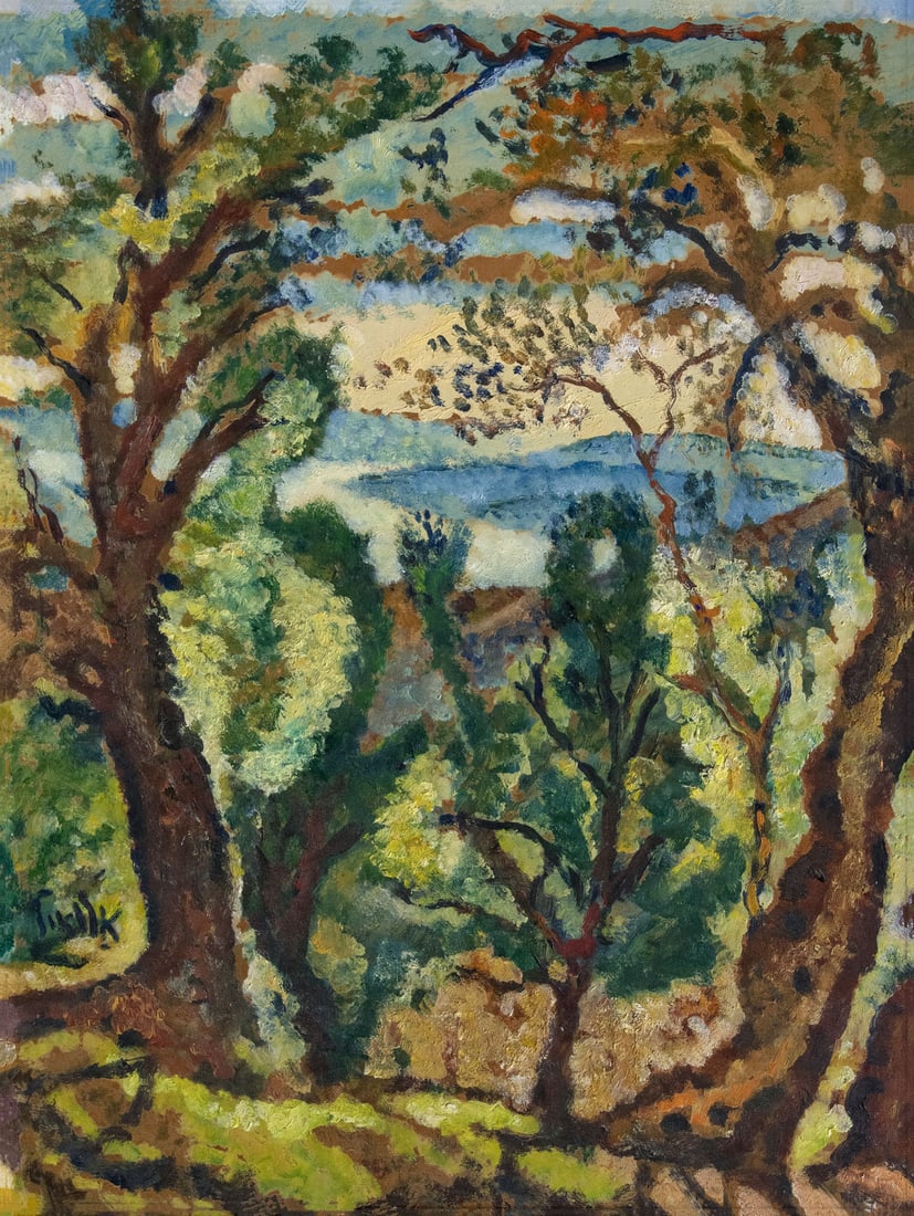 Arieh Allweil (1901-1967), Landscape (1 of 2)